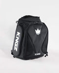 Kingz Convertible Backpack 2.0 Black - Front Angled View - Converts Backpack to Duffel BJJ Gear Bag