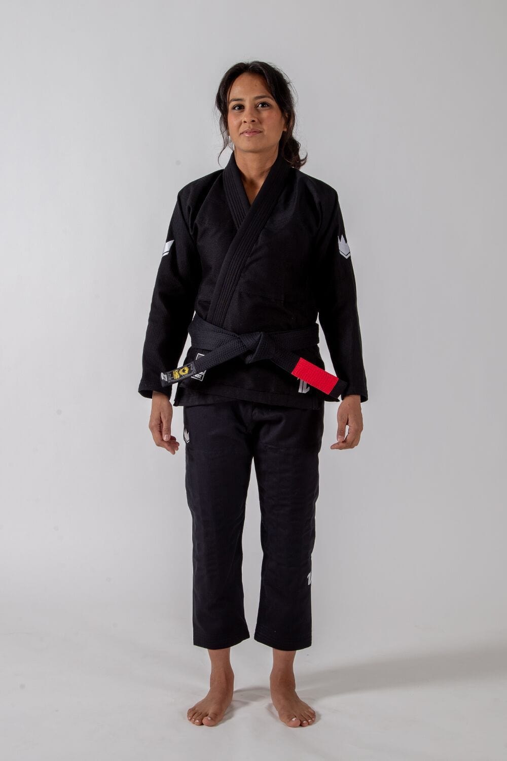 Giu Jiu Jitsu Femme The ONE - Noir - Ceinture Blanche OFFERTE