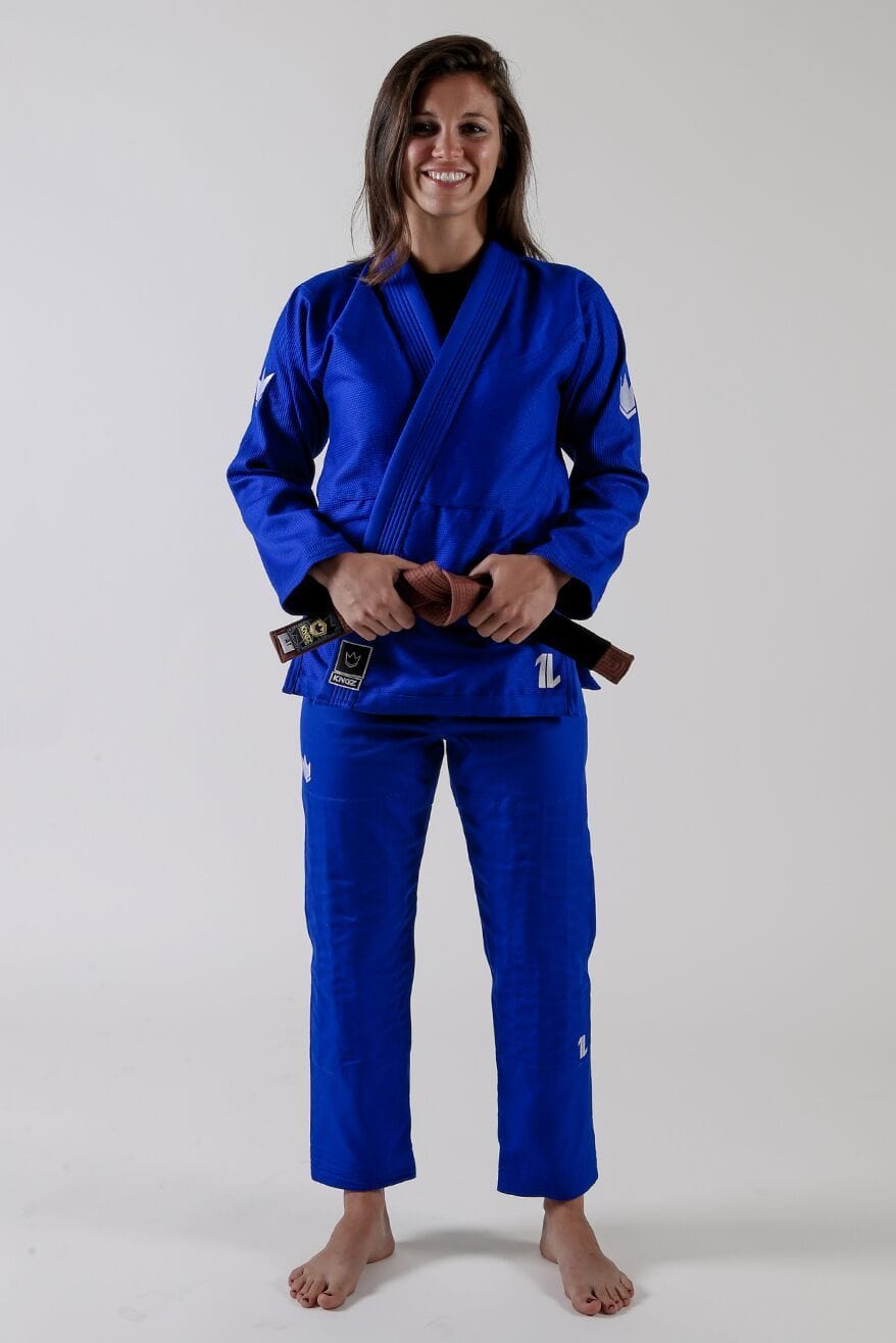 Dámský opasek The ONE Jiu Jitsu Gi - Modrý - ZDARMA Bílý pásek