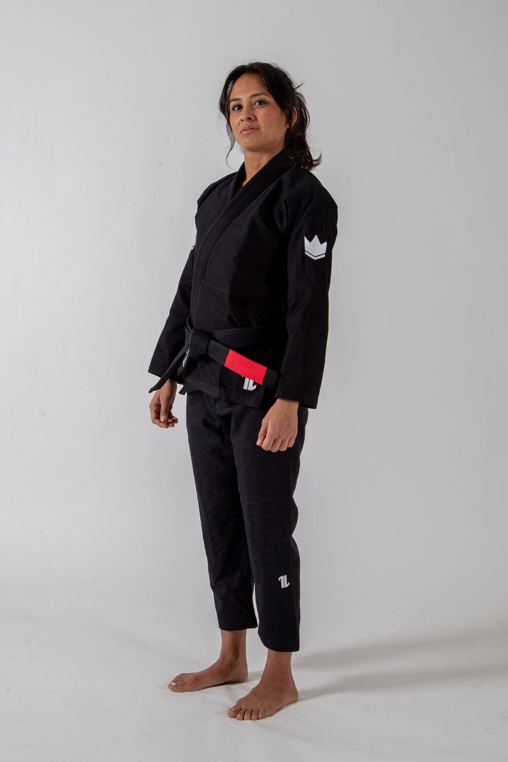 Giu Jiu Jitsu Femme The ONE - Noir - Ceinture Blanche OFFERTE