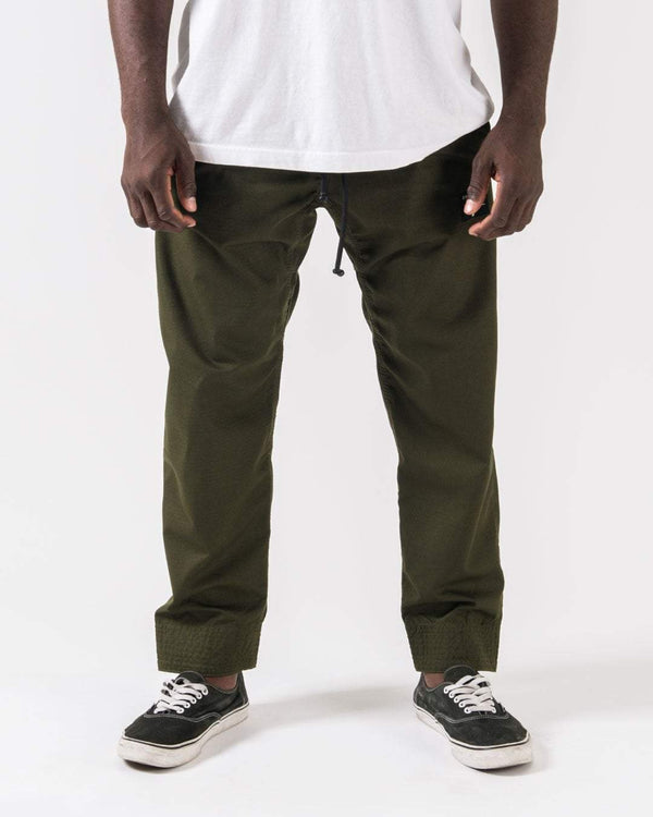 Kingz Casual Rip Stop Men's Gi Pants - Military Green