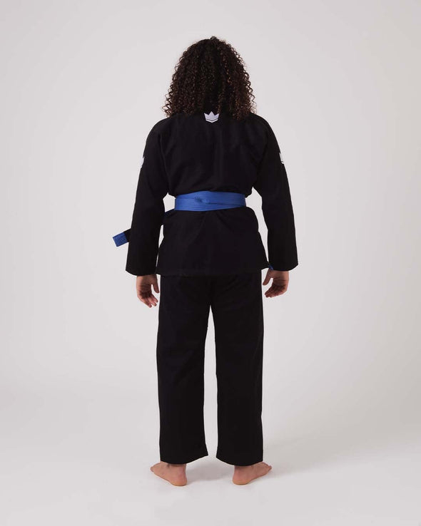 The ONE Kids Jiu Jitsu Gi - Black - FREE White Belt