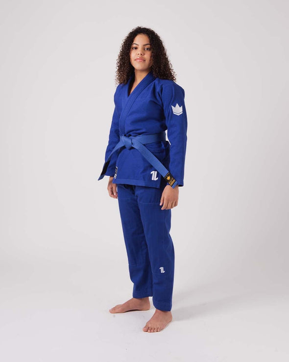 The ONE Kids Jiu Jitsu Gi - Azul - Cinturón blanco GRATIS