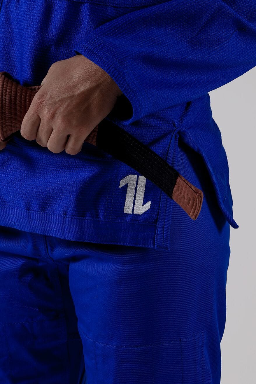 Dámský opasek The ONE Jiu Jitsu Gi - Modrý - ZDARMA Bílý pásek