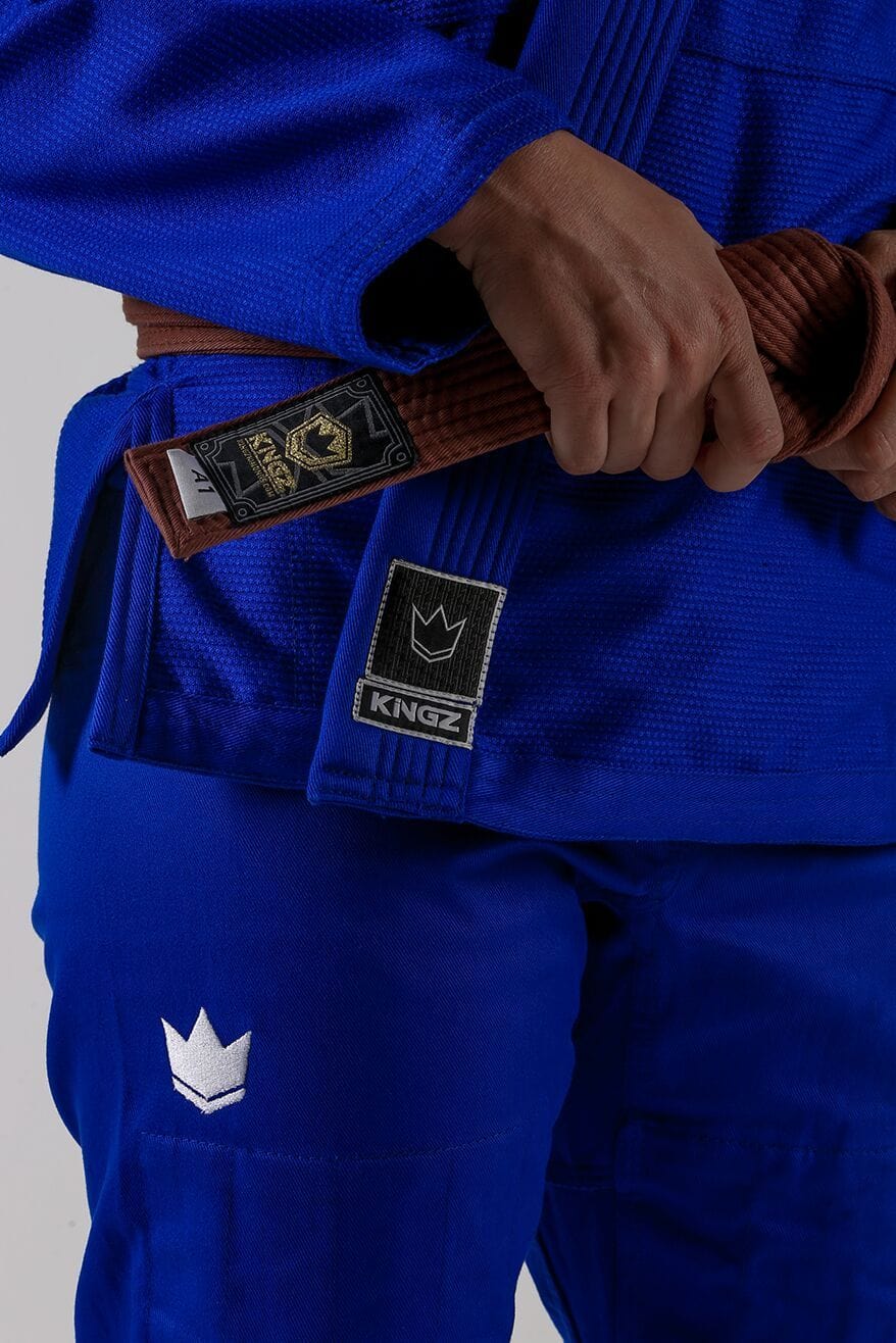Dámský opasek The ONE Jiu Jitsu Gi - Modrý - ZDARMA Bílý pásek